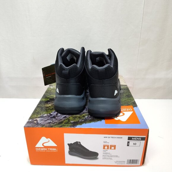 Ozark Trail Tech Hiker Waterproof Leather Outdoor Men's US 10 EUR 43 Shoes NIB - Picture 6 of 12